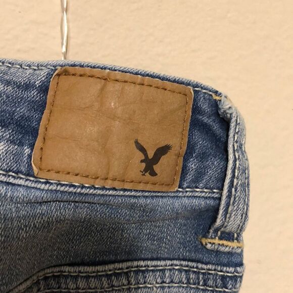 American Eagle Hi Rise Skinny Jeans size 0 - Picture 7 of 7